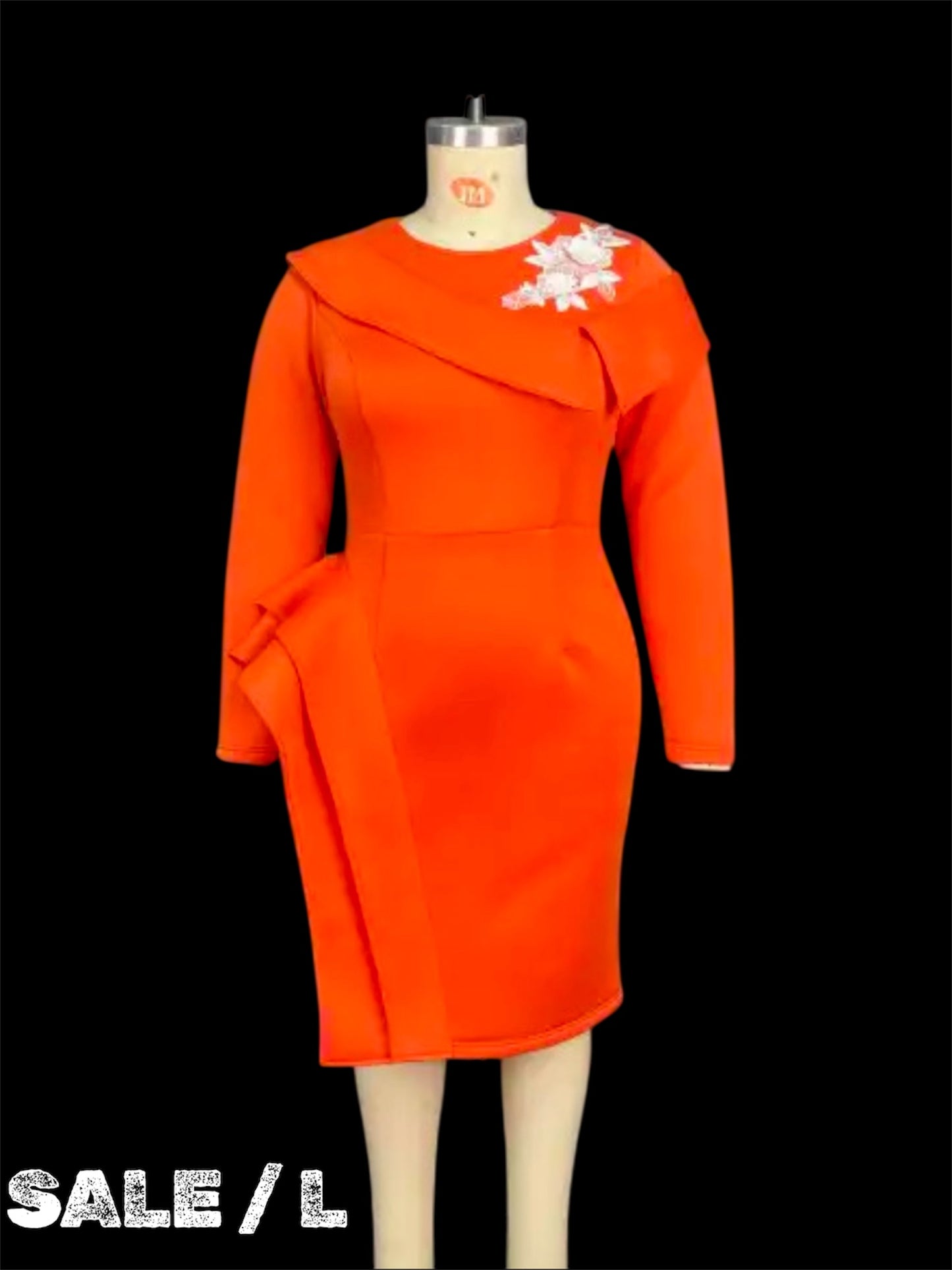 One Sided Ruffle Dress