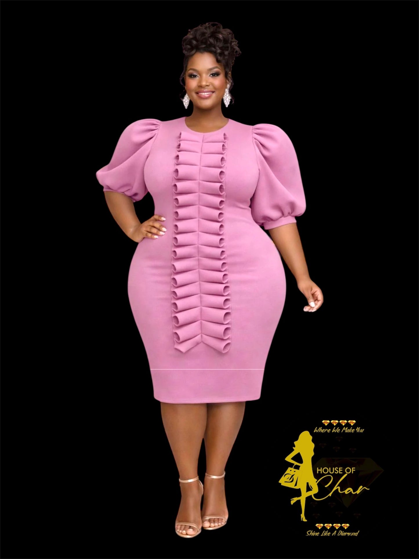 Center Ruffle Dress
