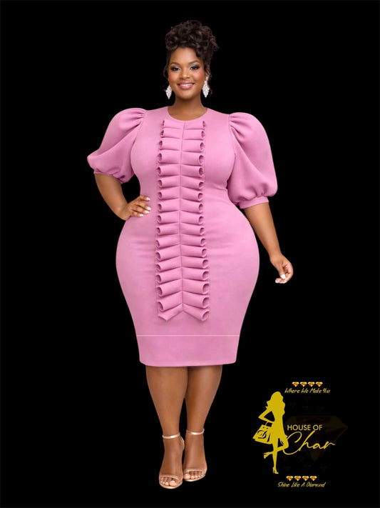 Center Ruffle Dress